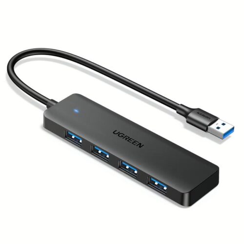 USB 3.0 Hub 4 Θέσεων UGREEN 25851 Γκρι