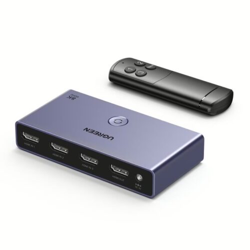 HDMI Switch 3 Θέσεων 8K/60Hz UGREEN CM624 15604, με USB τροφοδοσία