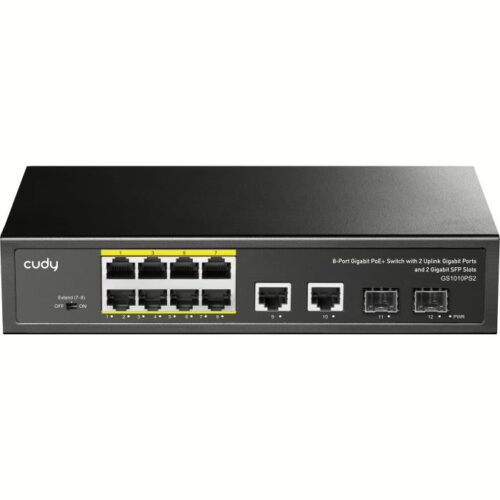Switch 10 Θέσεων PoE Cudy GS1010PS2 Gigabit