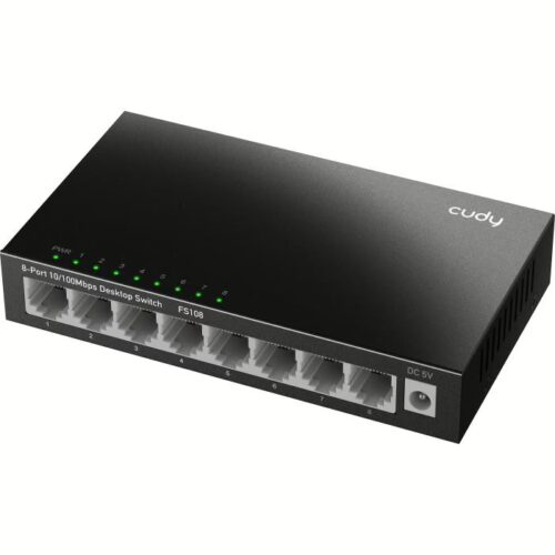 Switch 8 Θέσεων Cudy FS108 10/100 Mbps Μεταλλικό