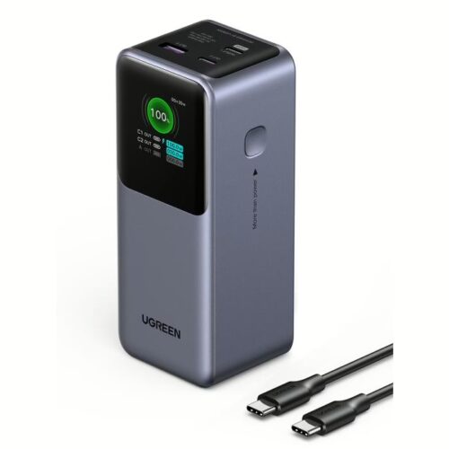 Power Bank 20000mAh PD 130W UGREEN  PB721 35524B 3 θέσεων, με καλώδιο USB-C 240W