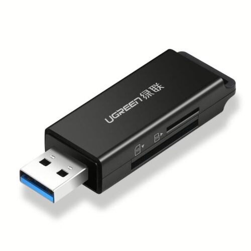 Card Reader USB UGREEN CM104 40752 SD/TF Μαύρο