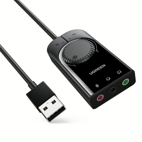 Κάρτα ήχου USB UGREEN CM129 40964 , με Ρυθμιστή Έντασης