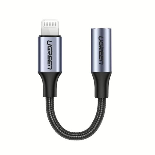 Αντάπτορας Lightning σε 3.5mm M/F UGREEN US211 30756 Μαύρο