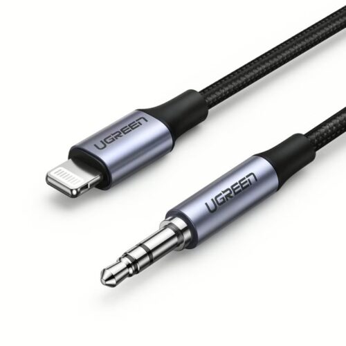 Αντάπτορας Lightning σε 3.5mm M/M UGREEN US315 70509 Μαύρο 1m