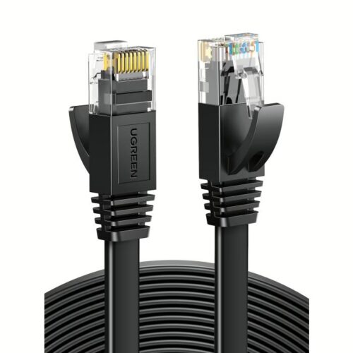 Καλώδιο Δικτύου UTP CAT6 UGREEN NW102 50181 20m Flat Μαύρο