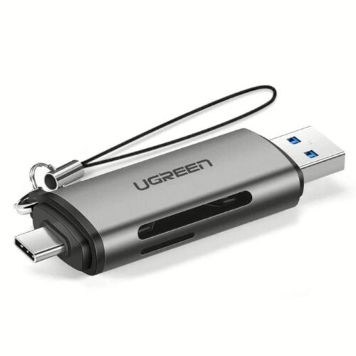 Card Reader USB-C/USB UGREEN CM185 50706 SD/TF Γκρί
