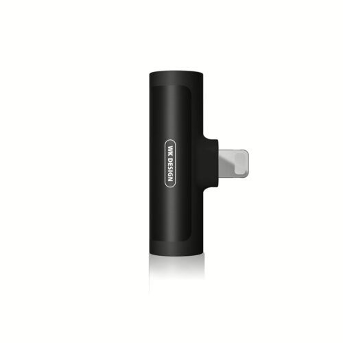 Αντάπτορας WK WDC-094i Lightning σε 2 Θύρες 3,5mm/F Μαύρο