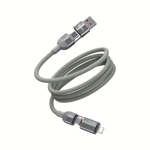 Καλώδιο Φόρτισης WK WDC-48 4 σε 1 PD 240W 1m Γκρι