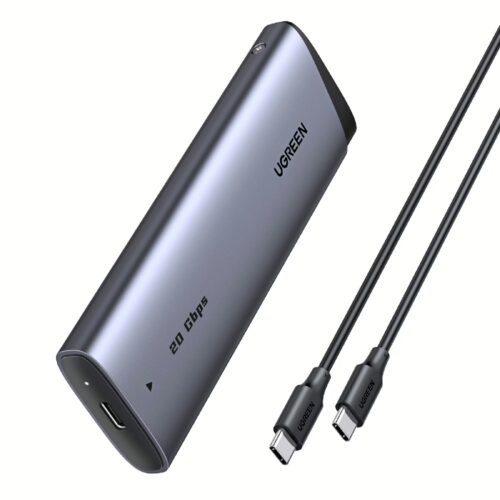 Θήκη M2 NVMe/M2 SATA SSD UGREEN CM767 55150 USB-C 3.2