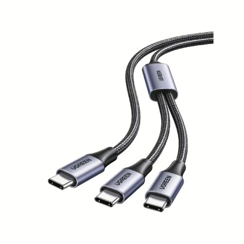 Καλώδιο Φόρτισης UGREEN US561 35087 USB-C σε 2x USB-C PD 100W 1.5m Μαύρο