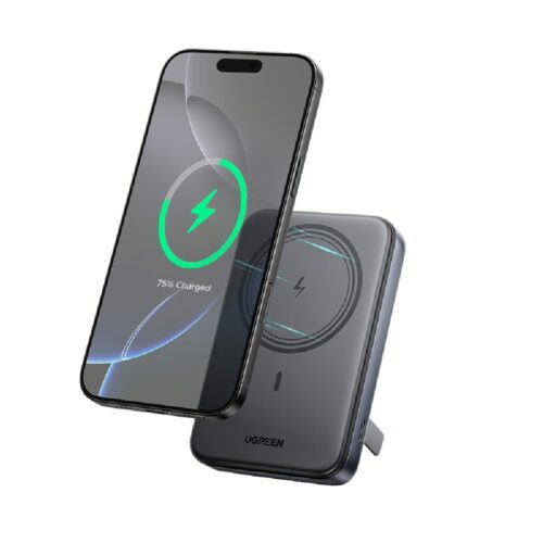 Power Bank 10000mAh PD 20W UGREEN PB562 55140, με Ασύρματη Φόρτιση Magnetic, 1 Θέσης Μαύρο