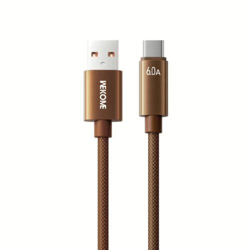 Καλώδιο Φόρτισης WK WDC-63a USB σε USB-C PD 66W 1.2m Καφέ