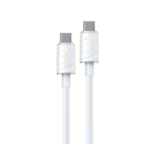 Καλώδιο Φόρτισης WK WDC-74 USB-C σε USB-C PD 65W 1.2m Λευκό