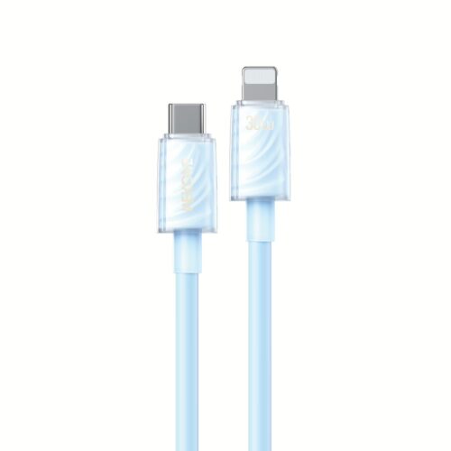 Καλώδιο Φόρτισης WK WDC-73 USB-C σε Lightning PD 30W 1.2m Μπλέ