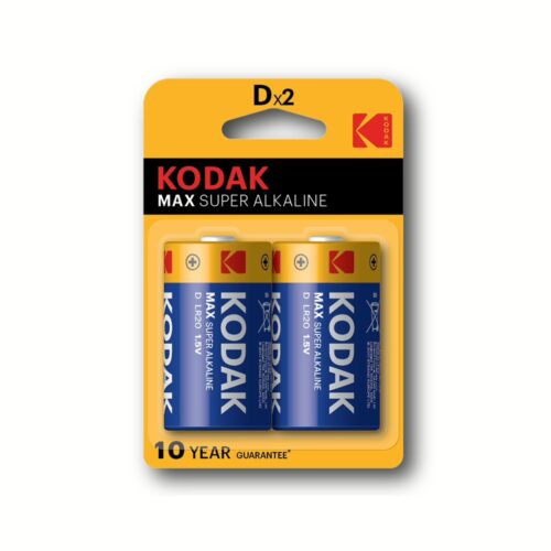 Μπαταρίες Αλκαλικές D Kodak LR20 (2τμχ)
