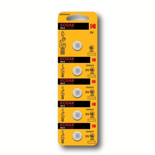 Μπαταρίες Λιθίου Kodak CR2032 (5τμχ)