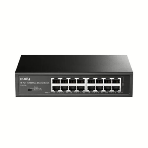 Switch 16 Θέσεων Cudy FS1016 10/100 Μbps Unmanaged, Μεταλλικό