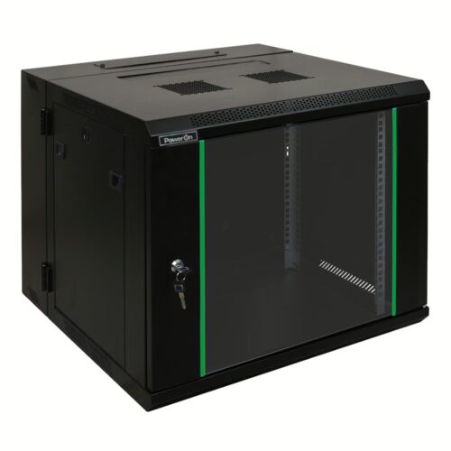 Επιτοίχια Καμπίνα 18U Power On DSW.6618 Double Section 600x600x901mm
