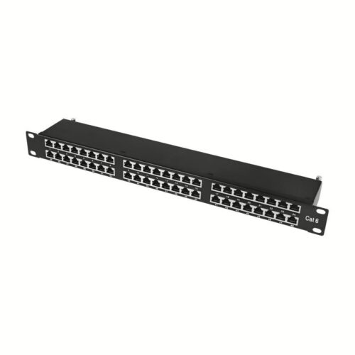 Patch Panel CAT6 48 Θέσεων 1U Power On PP-C6-F48 FTP