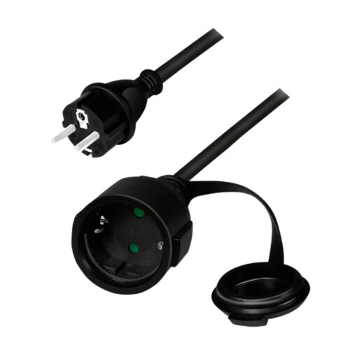 Καλώδιο επέκτασης τροφοδοσίας Logilink LPS102 5m Μάυρο