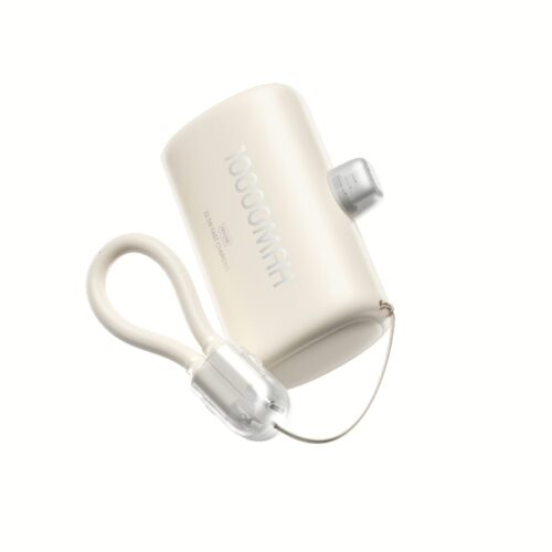 Power Bank 10000mAh PD 22,5W WK WP-113 2 Θέσεων, με καλώδιο USB-C/Lightning Μπέζ