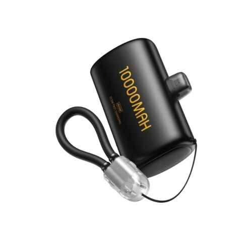 Power Bank 10000mAh PD 22,5W WK WP-113 2 Θέσεων, με καλώδιο USB-C/Lightning Μαύρο