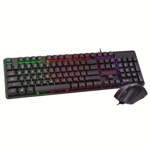 Ενσύρματο Πληκτρολόγιο & Ποντίκι Gaming RGB Zeroground KB-2400GUMS AZAI v3.0