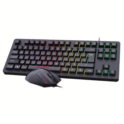 Ενσύρματο Πληκτρολόγιο & Ποντίκι Gaming RGB Zeroground KB-2300GUMS SOKI v3.0