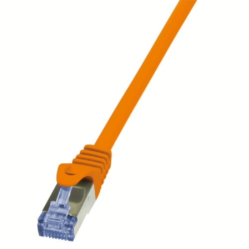 Καλώδιο Δικτύου S/FTP CAT6A LogiLink CQ3018S 0.25m Πορτοκαλί