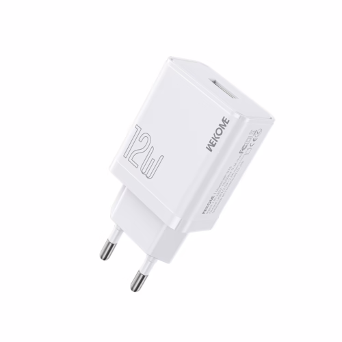 Φορτιστής Σπιτιού 12W WK WP-U76 1 Θέσης Λευκό